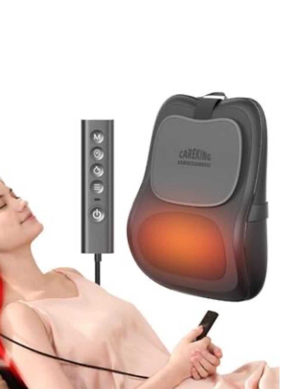 Professional Shiatsu Massage Pillow designed for neck, shoulder,back pain relief